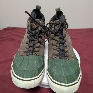 Mens Vans Sk8-HI Del Pato MTE-2  All Weather Shoes, Brown & Green, Size 11